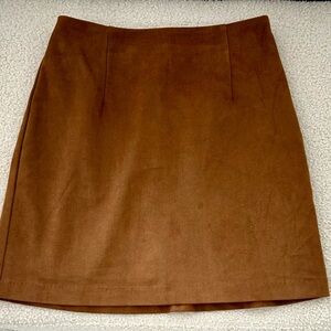 Abercrombie & Fitch faux suede Mini Skirt